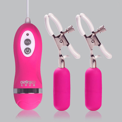 Trứng Rung Cao Cấp Kẹp Ngực - Tặng Kèm Dầu Massage