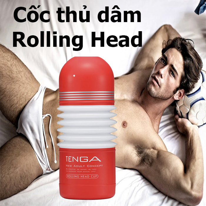 Cốc Thủ Dâm Tenga Rolling Head Chính Hãng, Cảm Giác Mạnh Mẽ