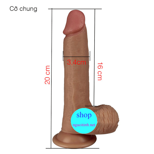 Dương vật giả NATURE COCK cao cấp Hít tường siêu bền Sướng mê