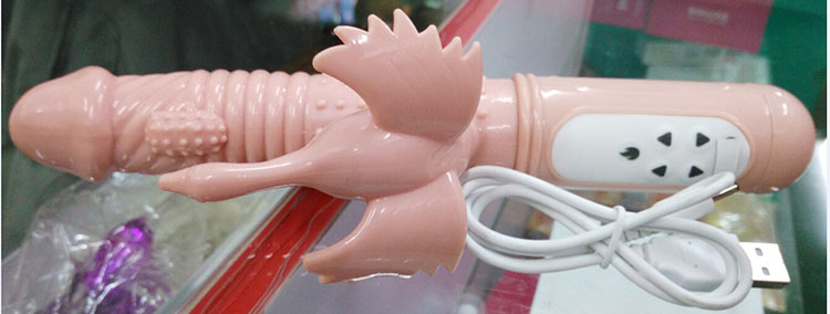 Phân phối Dương vật đa năng rung xoay thụt có điều chỉnh nhiệt độ LIBO