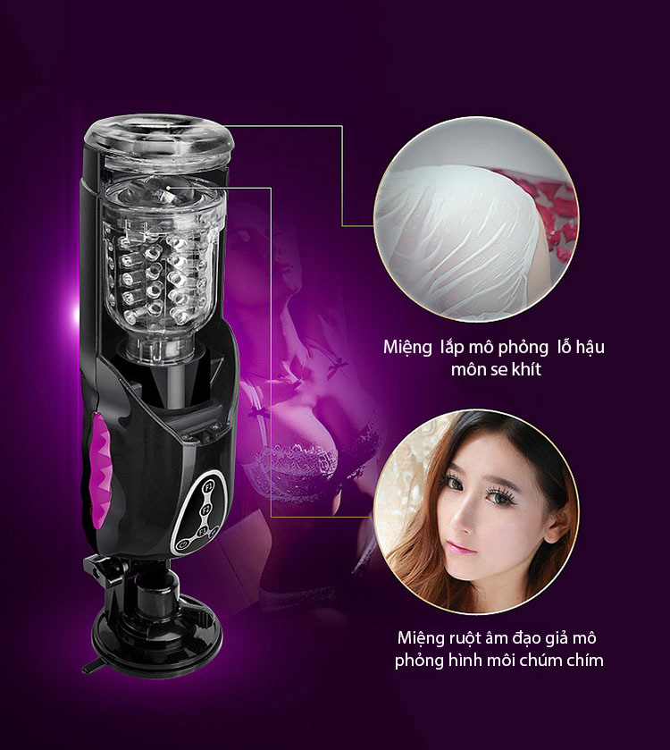 Máy thủ dâm tự động Telescopic Sweetheart cao cấp chính hãng Máy thủ dâm tự động Telescopic Sweetheart cao cấp chính hãng