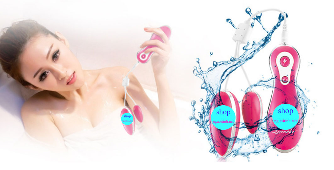 Trứng rung hai đầu Loveaider cao cấp Kích thích mạnh mẽ