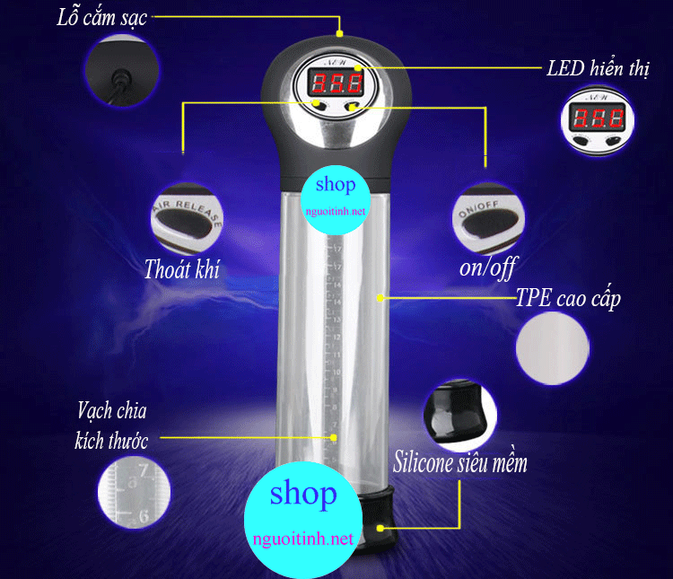 Máy tập dương vật Hercules II cao cấp, tăng cường sinh lý nam Máy tập dương vật Hercules II cao cấp, tăng cường sinh lý nam