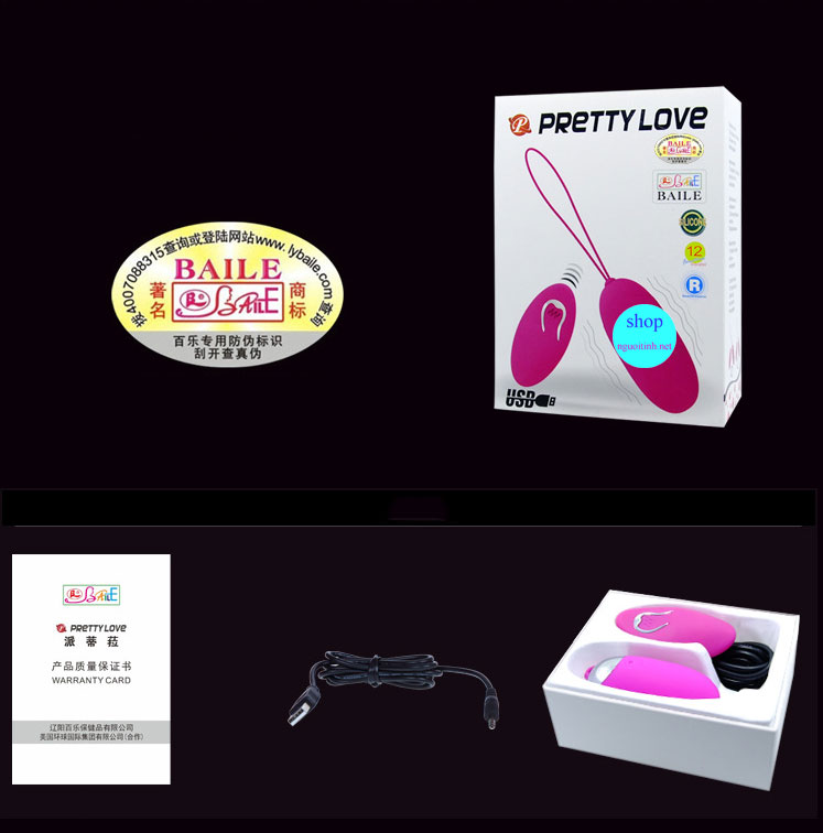 Trứng rung điều khiển PRETTY LOVE khuyến mãi hấp dẫn hôm nay