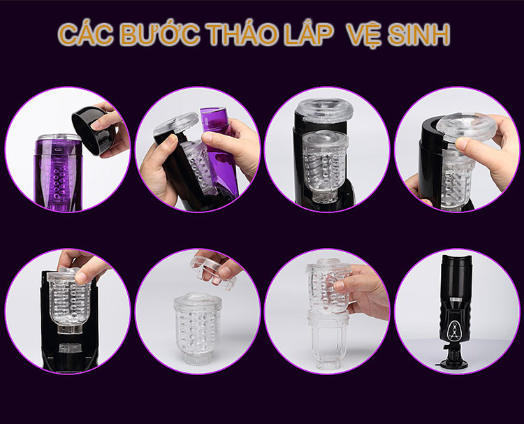 Máy thủ dâm tự động Telescopic Sweetheart cao cấp chính hãng Máy thủ dâm tự động Telescopic Sweetheart cao cấp chính hãng