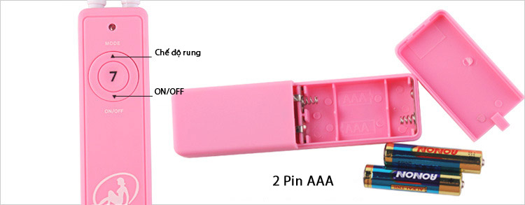 Trứng rung đôi silicon 7 chế độ rung cao cấp kích thích mua