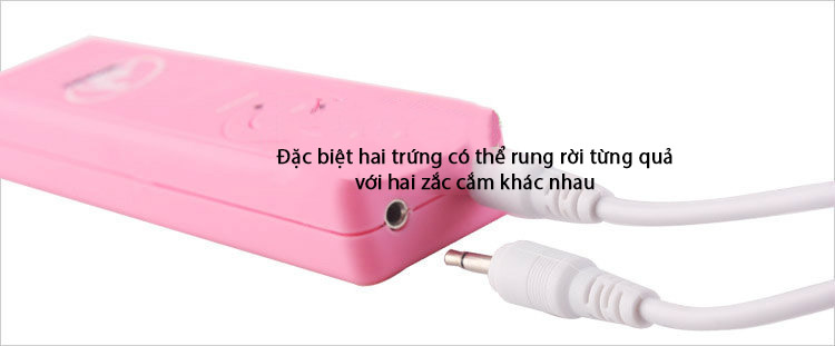Trứng rung đôi silicon 7 chế độ rung cao cấp kích thích mua