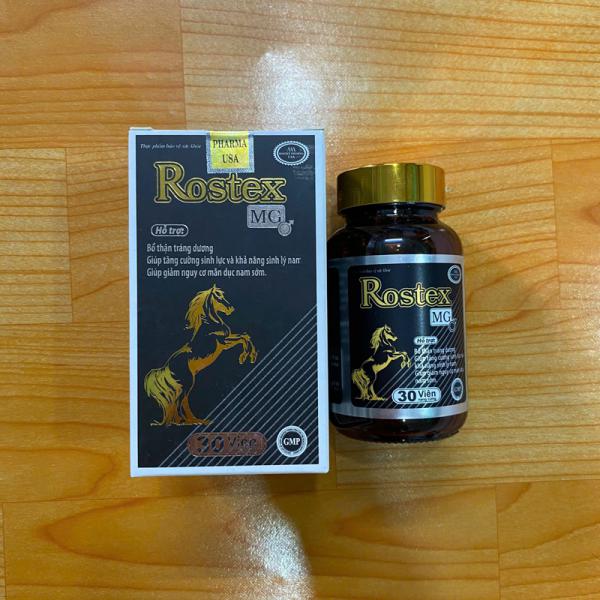 Rostex MG Lọ 30 Viên – Bổ Thận Tráng  Dương Tăng Cường Sinh Lý