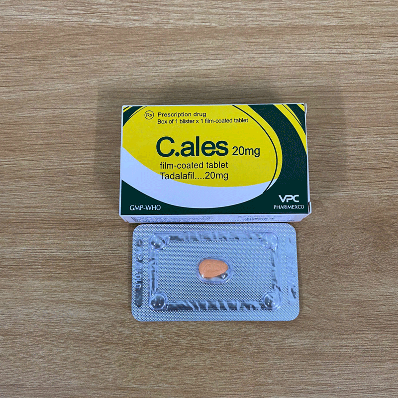 C.ales 20mg viên uống chống xuất sớm kéo dài thời gian 