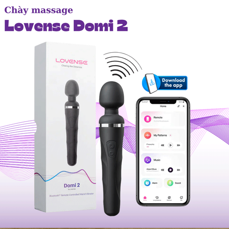 Chày Rung Kích Thích Điểm G Lovense Domi 2 Điều Khiển App 