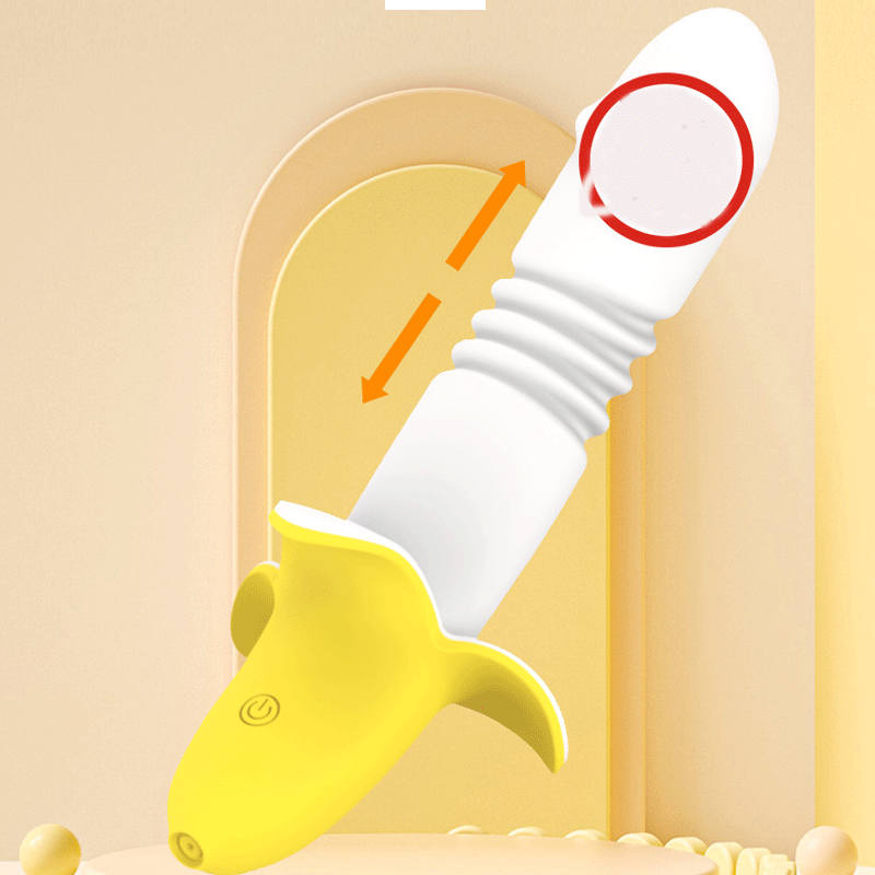 Dương vật quả chuối rung thụt 