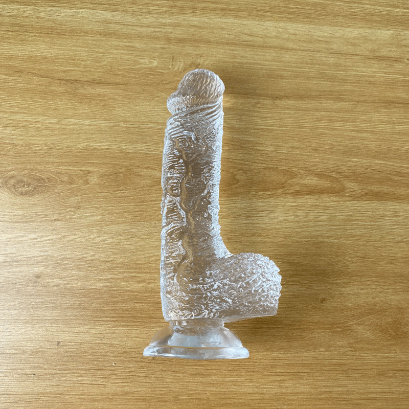 Dương vật trong suốt có bìu siêu mềm 