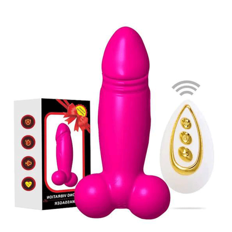 Trứng rung hình dương vật giả không dây remote điều khiển từ xa 