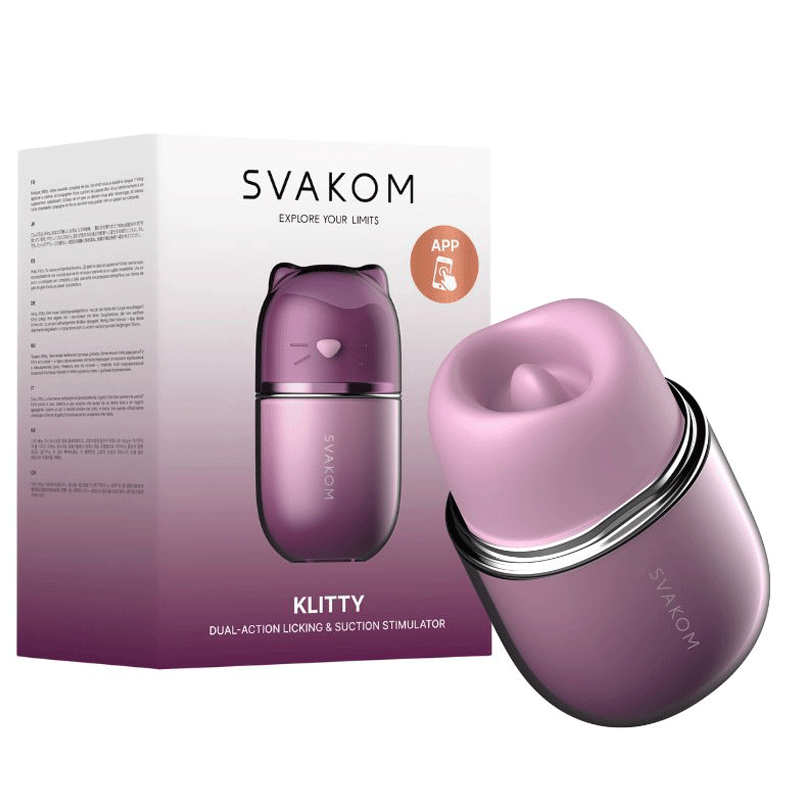 Máy Liếm Hút Âm Vật SVAKOM Klitty 10 Chế Độ Bú Liếm, Kết Nối App Thông Minh