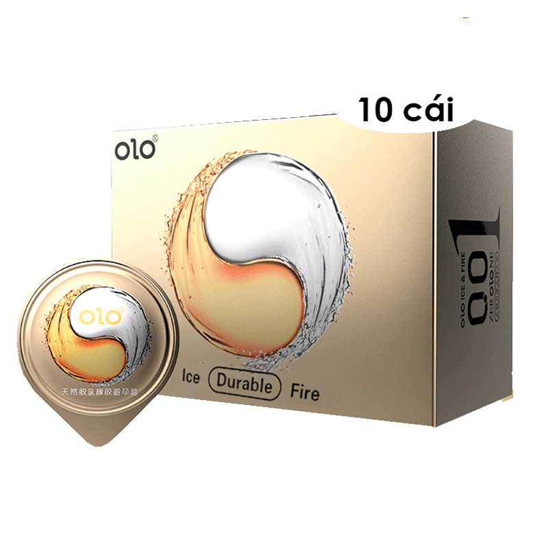 Bao cao su OLO 0.01 Lửa Băng - Siêu mỏng kéo dài thời gian