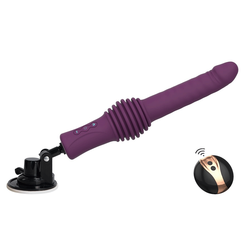 Dương vật Indulge Optimus tự động rung thụt sưởi ấm đế gắn tường