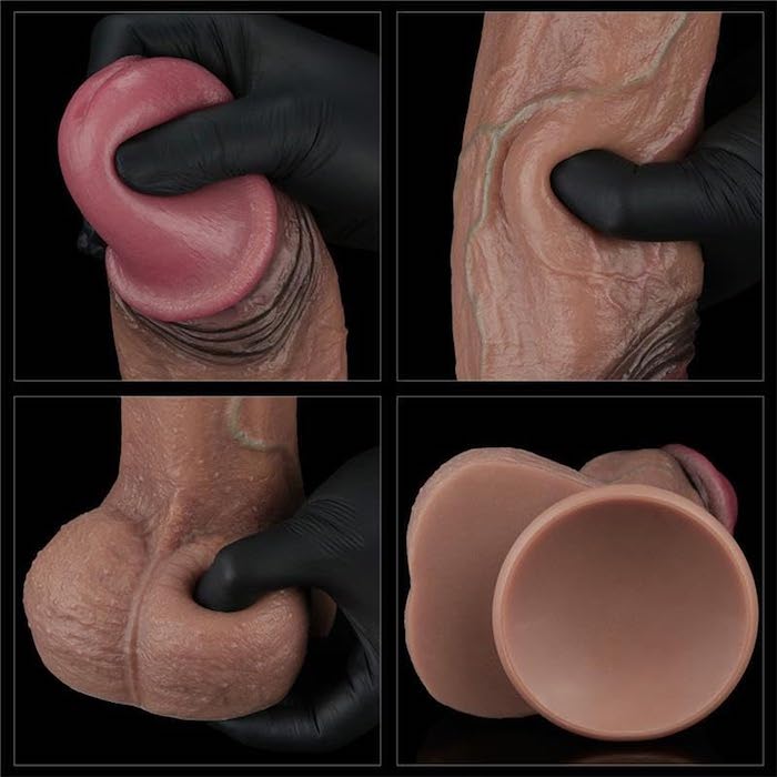 Lovetoy Nature Cock 11 inch Size XXL Dương Vật Giả Silicon Bạch Kim Siêu To Khủng